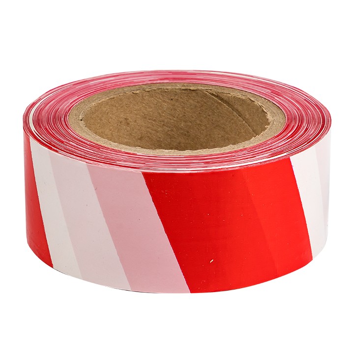 Лента оградительная ЛО "Красно-белая" 50х250 EKF Basic — изображение 2