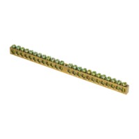 Шина PEN “ноль-земля” (8х12мм) 24 отверстия латунь крепеж по центру EKF PROxima