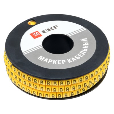 Маркер кабельный 4,0 мм2 "B" (500 шт,) (ЕС-2) EKF PROxima — изображение 2