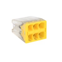 Клемма СМК 6-проводная зажимная с пастой 0,5-2,5мм2 4шт/уп EKF PROxima