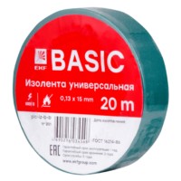 Изолента класс В (0,13х15мм) (20м,) зеленая EKF Basic