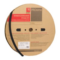 Термоусаживаемая трубка ТУТ нг 35/17,5 черная рулон EKF PROxima