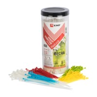 Набор хомутов цветных “Весна” (650 шт,): 2,5х100, 3,6х200, 3,6х280 FlexLock PROxima