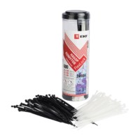 Набор хомутов черно-белых “Зима” (600 шт,): 2,5х100, 3,6х200, 3,6х280 FlexLock PROxima