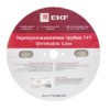 Термоусаживаемая трубка ТУТ 8/4 прозрачная рулон EKF PROxima