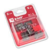Клемма СМК 2-проводная зажимная с рычагом 0,2-4,0мм2 5шт/уп EKF PROxima