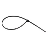 Хомут нейлоновый черный (2,5х180) (100шт,) EKF Basic