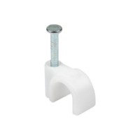 Скоба крепежная круглая (7мм,) (50шт,) EKF PROxima