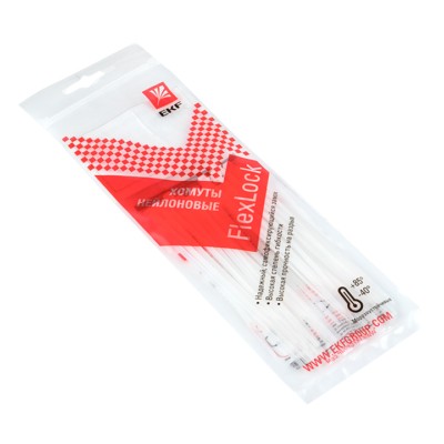 Хомут P6,6 стандартный (б), 2,5×80 (100шт) FlexLock PROxima