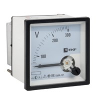 Вольтметр VMA-721 аналоговый на панель (72х72) квадратный вырез 300В прямое подкл, EKF PROxima