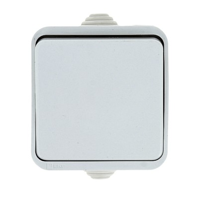 Выключатель 1кл. ОП 10А IP44 белый Прага EKF — изображение 2