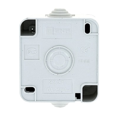 Выключатель 1кл. ОП 10А IP44 белый Прага EKF — изображение 4