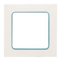 Стокгольм Рамка 1-местная белая с линией цвета синий EKF PROxima