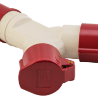 Розетка двухлучевая 1012-214 3Р+РЕ 16А 380В IP44 EKF PROxima