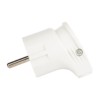 Вилка угловая с/з бел, 16А 250В EKF PROxima