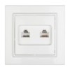 Минск Розетка RJ-45+Phone СП белая EKF Basic