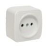 Минск Розетка 1-местная ОП 10А белая EKF Basic