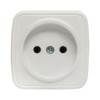 Минск Розетка 1-местная ОП 10А белая EKF Basic