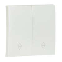 Валенсия лицевая панель выключателя 2-кл, проходного 10А жемчуг EKF PROxima