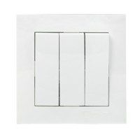 Валенсия Выключатель 3-кл, 10А белый EKF PROxima