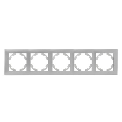 Валенсия Рамка 5-местная сталь EKF — изображение 2