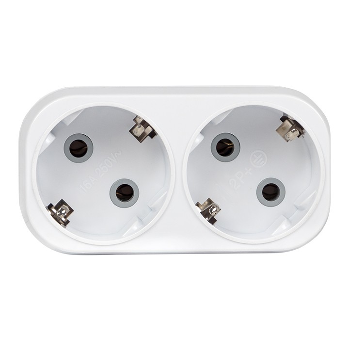 Разветвитель сетевой 2 гнезда с/з плоский 16А 250B EKF PROxima — изображение 4