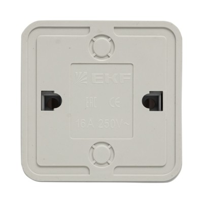 Выключатель 2кл. ОП с инд. 10А белый Рим EKF — изображение 3