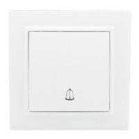 Кнопка звонка СП, Минск, 10А, белый EKF