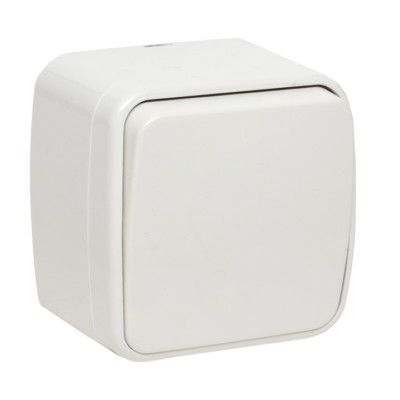 Выключатель 1кл. ОП 10А белый Минск EKF Basic