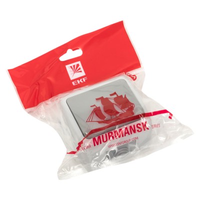 Выключатель 1кл. с инд. 10А IP54 серый Мурманск EKF — изображение 4