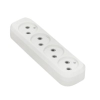 Колодка 4 гн, 10А 2,2кВт б/з Эксперт EKF PROxima