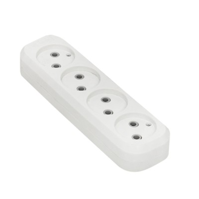 Колодка 4 гн, 10А 2,2кВт б/з Эксперт EKF PROxima