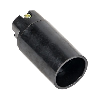 Патрон карболитовый подвесной Е14 чёрный EKF PROxima