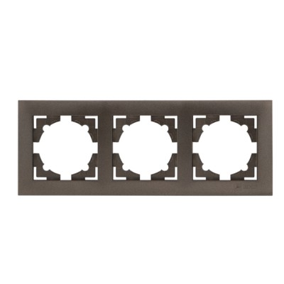 Валенсия Рамка 3-местная графит EKF — изображение 2