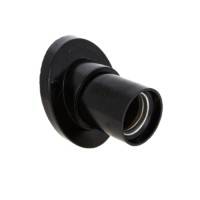 Патрон карболитовый наст Е27 чёрный наклонный EKF PROxima