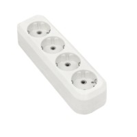 Колодка 4 гн, 16А 3,5кВт с/з Эксперт EKF PROxima