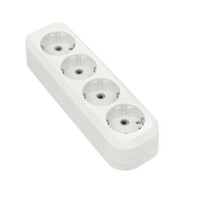 Колодка 4 гн, 16А 3,5кВт с/з Эксперт EKF PROxima