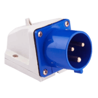 Вилка стационарная 523 2Р+РЕ 32А 220В IP44 EKF PROxima