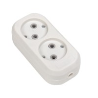 Колодка 2 гн, 10А 2,2кВт б/з Эксперт EKF PROxima