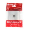 Валенсия лицевая панель розетки ТВ 1-м 75Ом 5-862МГц сталь EKF PROxima