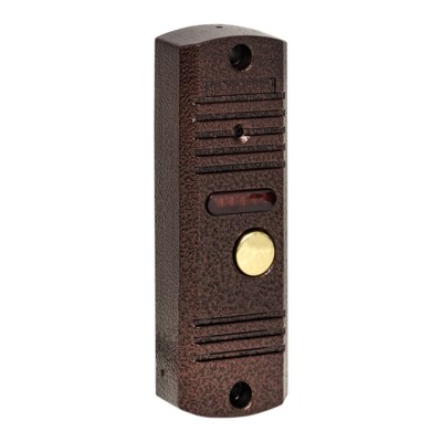 Вызывная видеопанель CPV-01 медь 4пр, 1000TVL IP65 EKF