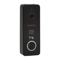 Вызывная видеопанель со счит, ключей CPV-02 чер, 4пр, 1000TVL IP65 EKF