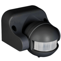 ИК датчик движения наст, 1200Вт 180гр, до 12м IP44 MS-39b черный EKF PROxima