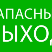 Пиктограмма “Запасный выход” 320х120мм (для EXIT, SAFEWAY-40) EKF