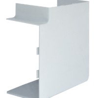 Угол плоский L-образный нерегулируемый (16×16) белый EKF-Plast