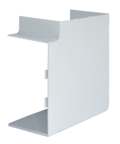 Угол плоский L-образный нерегулируемый (16×16) белый EKF-Plast