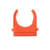 Крепеж-клипса d20 мм (10 шт) оранжевая EKF-Plast