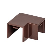 Поворот 90 гр, (16х16) (4 шт) темное дерево EKF-Plast