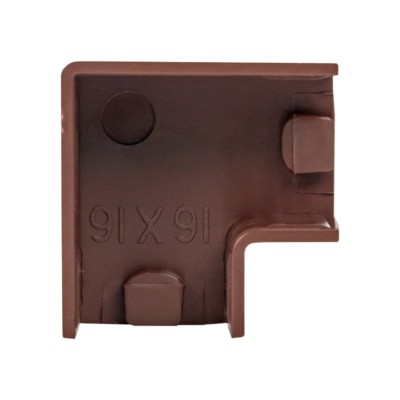 Поворот 90 гр, (16х16) (4 шт) темное дерево EKF-Plast — изображение 3