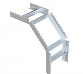 Угол 90 градусов вертикальный внешний лестничный усиленный 150×500 мм (2 мм) EKF